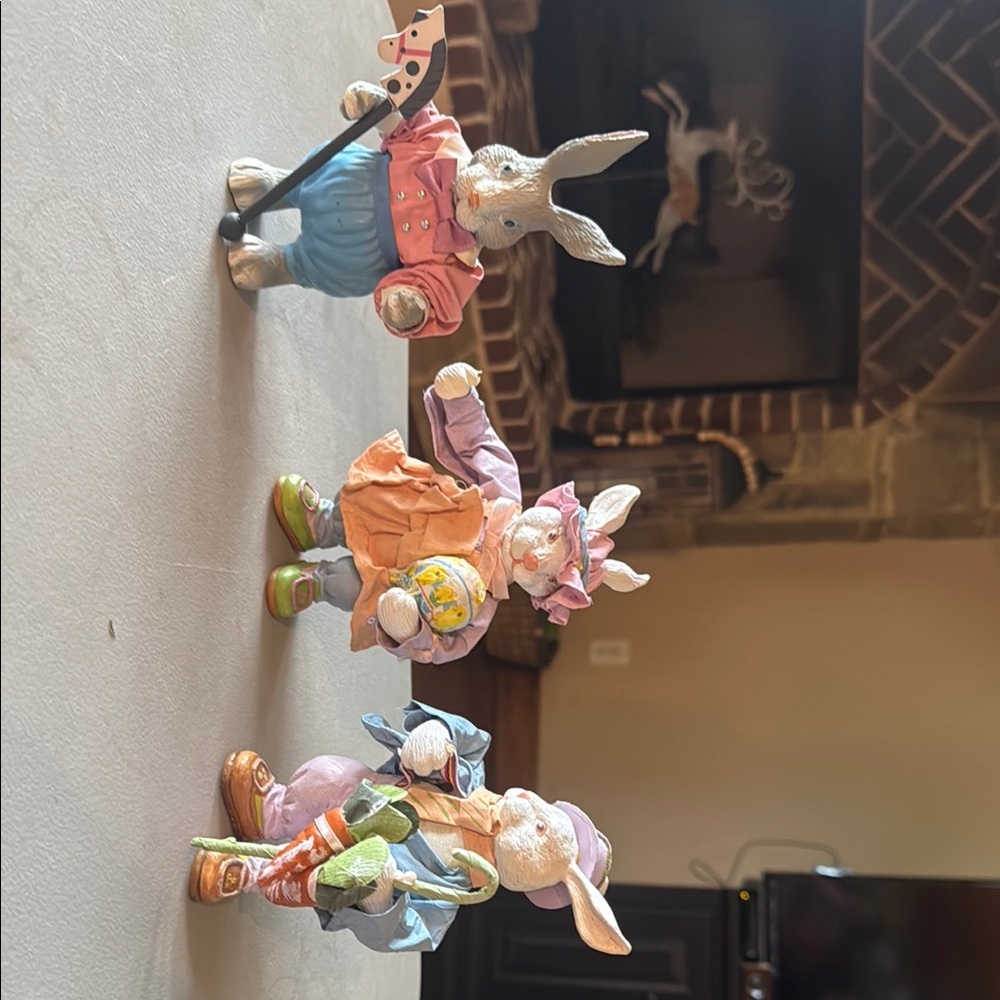 Charming Ceramic Bunny Figurines